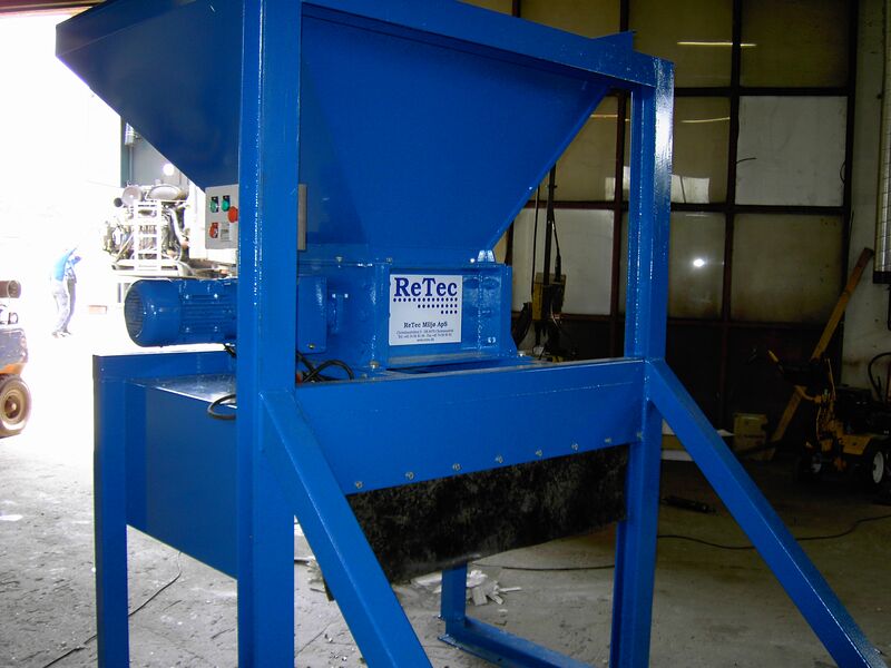 Glasbehälterzerkleinerer ReTec