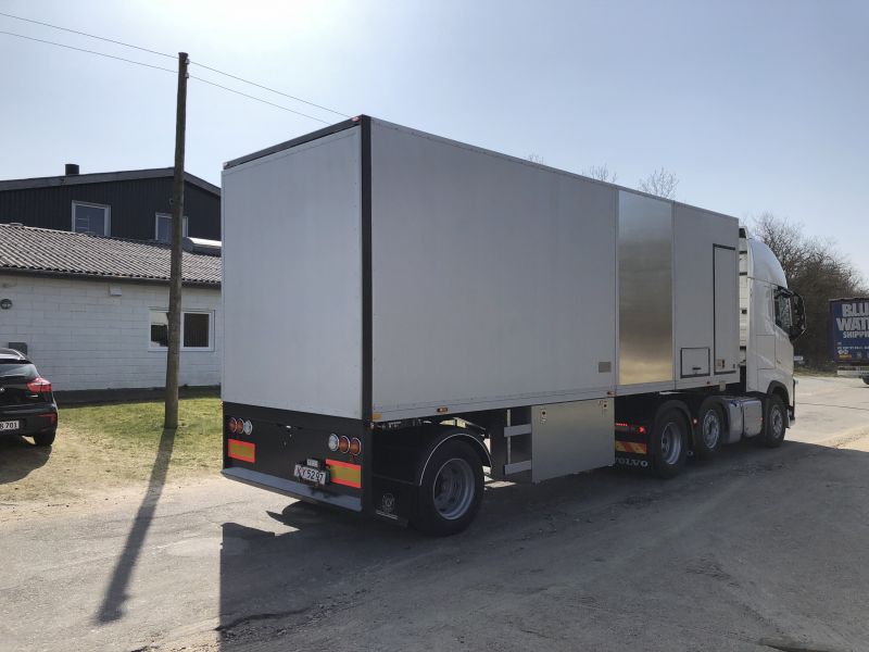 Traileraufbau Aktenvernichtungsanlage