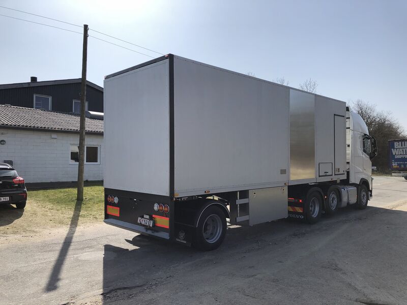 Traileraufbau Aktenvernichtungsanlage