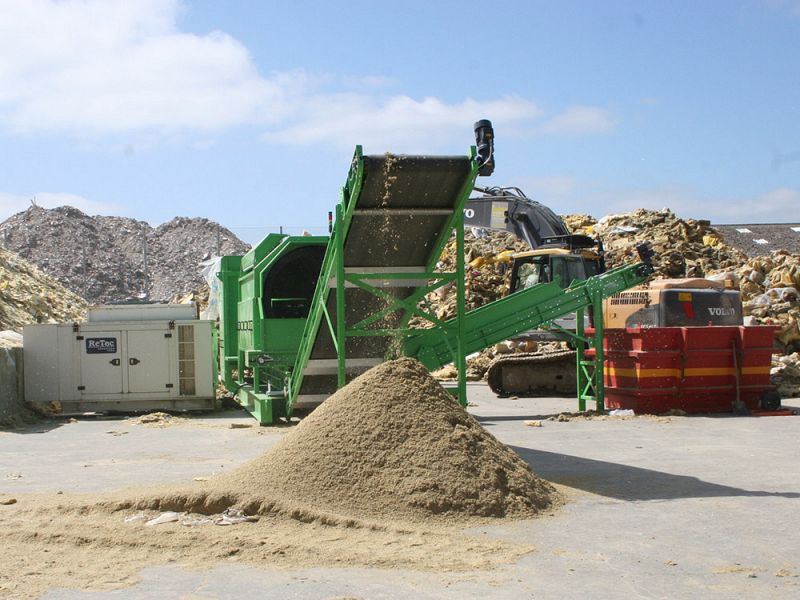 mineralwollerecycler, neu