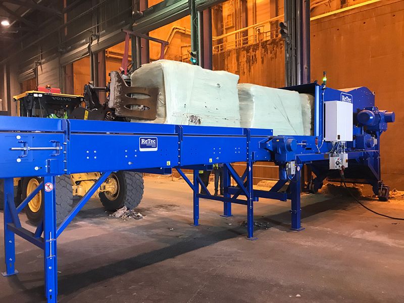 Energieverschwendung - RDF - Ballenöffner