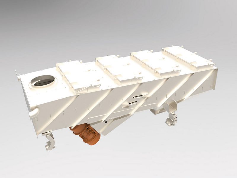 Vibrationssieb für Gipsrecycling